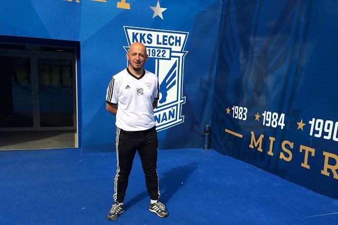 Trener UKS Football Academy Żory odbył staż trenerski w klubie KKS Lech Poznań